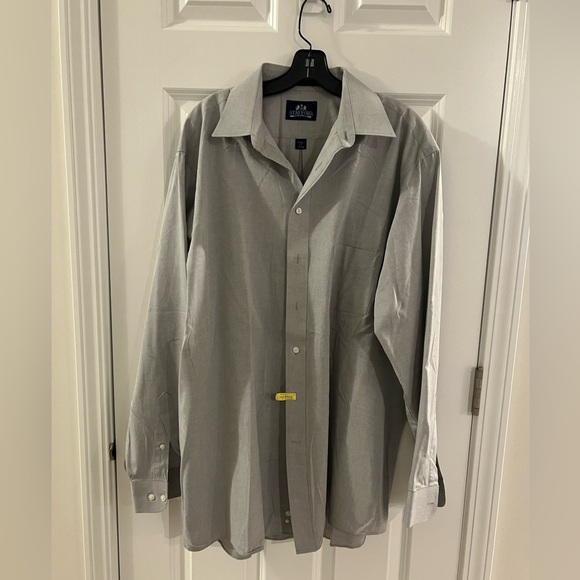 Stafford Classic Gray Dress Shirt - Picture 1 of 3